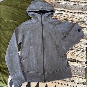 LULULEMON Gray Hooded Zip-Up Jacket
